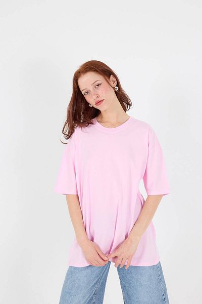 Addax T-shirt Crew Neck Basic P10111-d7