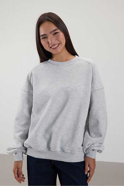 Addax Φούτερ Crew Neck S3408-k11 Model Basic