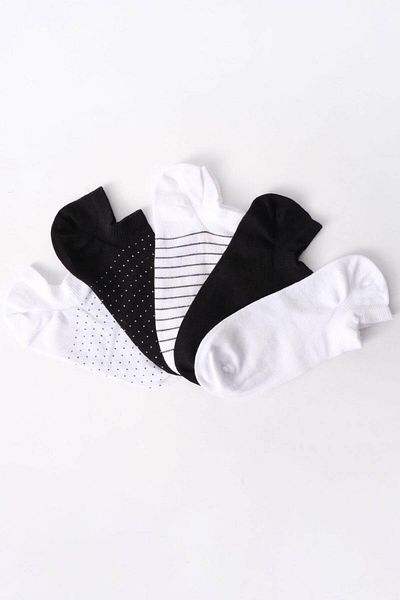 Addax Pack of 5 Booties Socks - Çrp05-f12