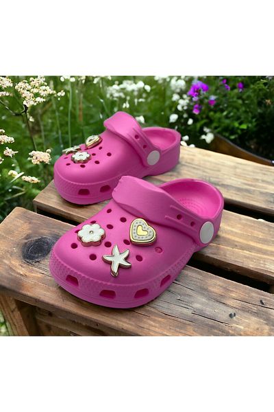 Hızlı Al Baby Girl Stone Sandals Slippers. Baby Girl Stone Cros Slippers.
