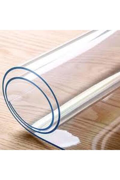 polset غطاء طاولة شفاف 90 سم × 150 سم، واقي غطاء طاولة من البولي فينيل كلوريد سمك 1.4 مم