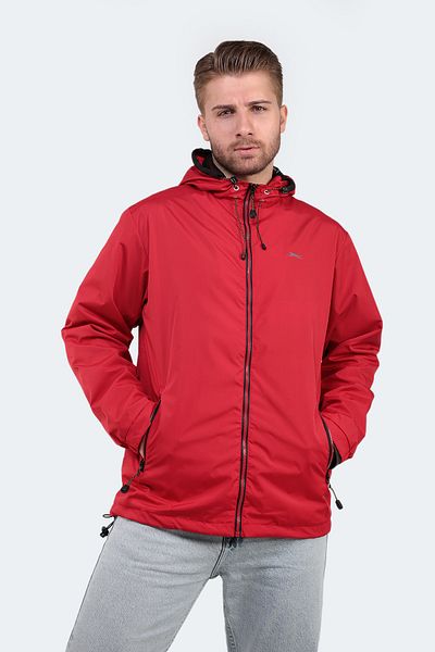 Slazenger Offans Мъжко черно яке и палто - Дъждобран, Ветроустойчив ST21JE060
