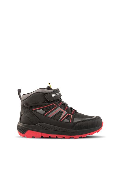 Slazenger Kephas In Boy's Boots Μαύρο / Κόκκινο