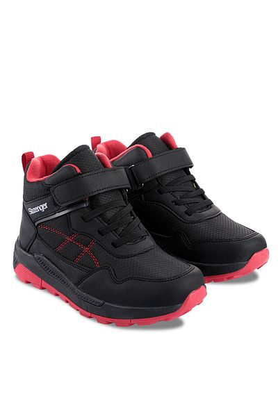 Slazenger Ketı I Unisex Παιδικές Μπότες Μαύρο / Κόκκινο