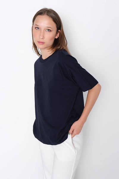 Addax Short Sleeve Oversize Basic T-shirt P0730-J6J7Y4