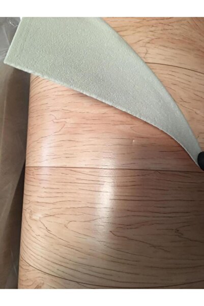 NET Ahşap Desenli Pvc Zemin Kaplama 2m X 2m Muşamba Yer Döşemesi