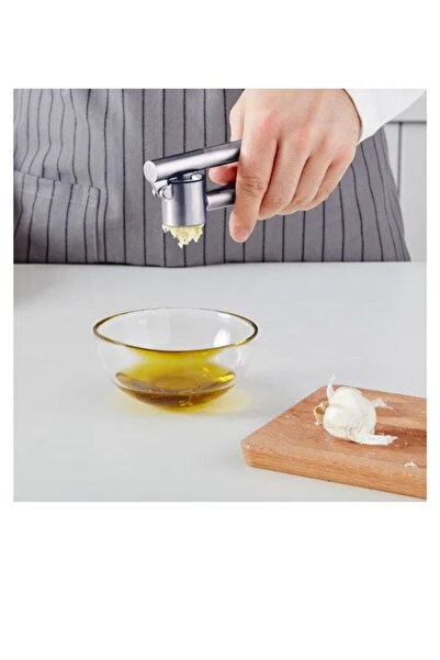 IKEA Premium Ürün Kaliteli Sağlam Dayanıklı Yıkanabilir Parça Paslanmaz Çelik Sarımsak Ezici KONCIS