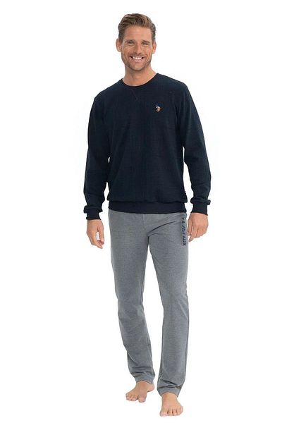 U.S. Polo Assn. Η.Π.Α. Polo Assn. Ανδρικό σετ αθλητικής φόρμας με μακρυμάνικη στρογγυλή λαιμόκοψη