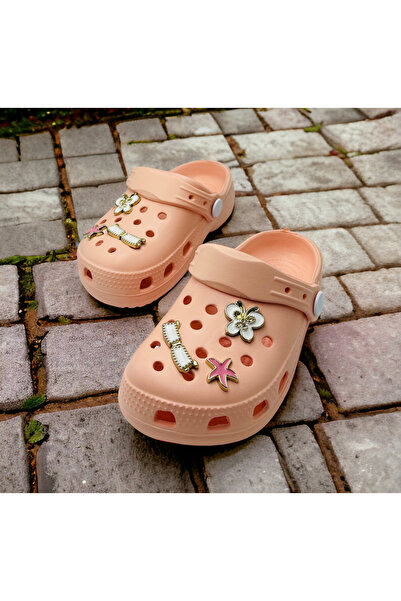 Hızlı Al Baby Girl Stone Sandals Slippers. Baby Girl Stone Cros Slippers.