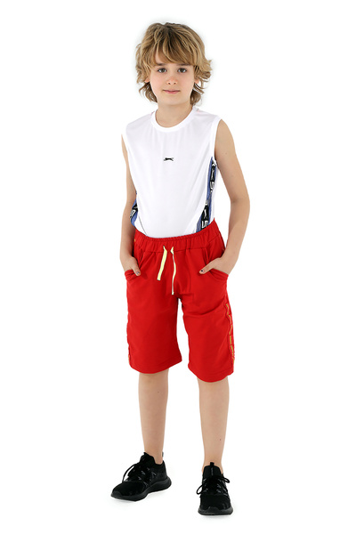 Slazenger Pavel Boy Shorts Red
