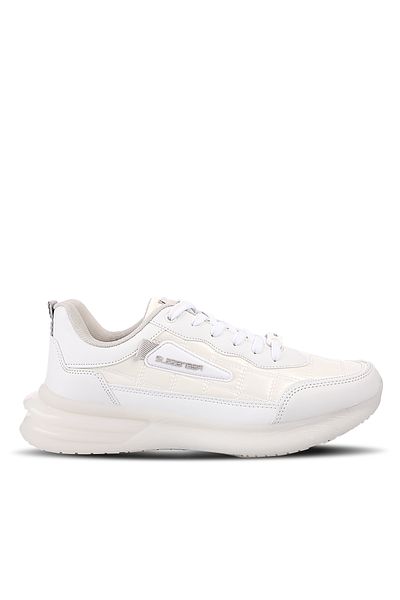 Slazenger Ανδρικά παπούτσια Sneaker Zarko Λευκό λουστρίνι