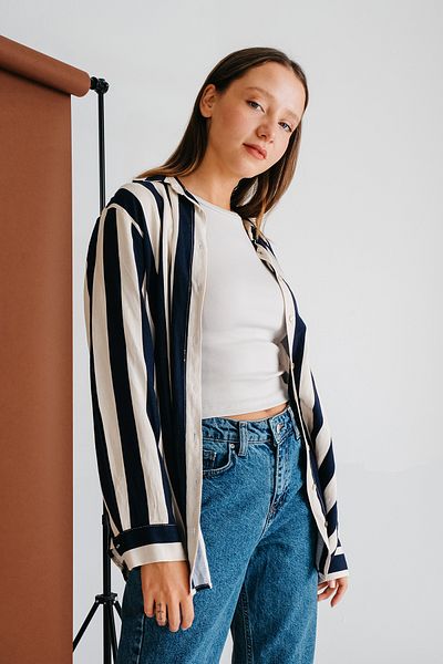 Addax Crew Neck Basic Crop Μπλούζα B15385-w8