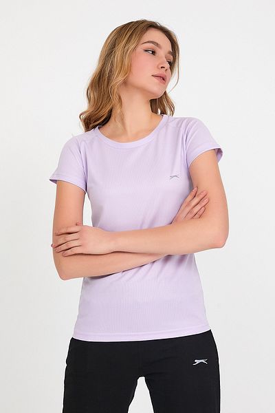 Slazenger Relax Γυναικείο T-shirt Μωβ