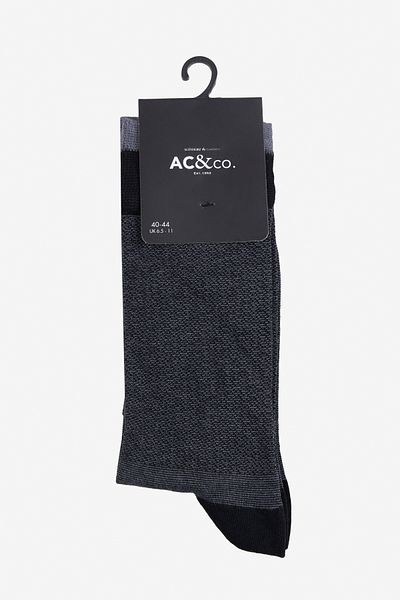 ALTINYILDIZ CLASSICS Men's Grey-Black Patterned Single Socks