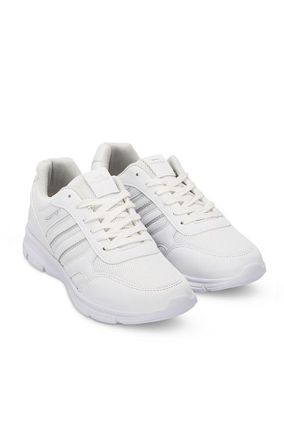 Slazenger Pantofi sport albi pentru femei Efrat - Sa13rk023