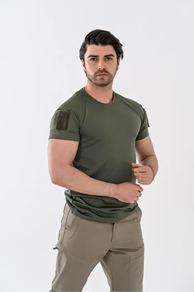 BİKATEX Tactical Tactical T-Shirt Round Crew Neck T-Shirt Outdoor T-Shirt - 801