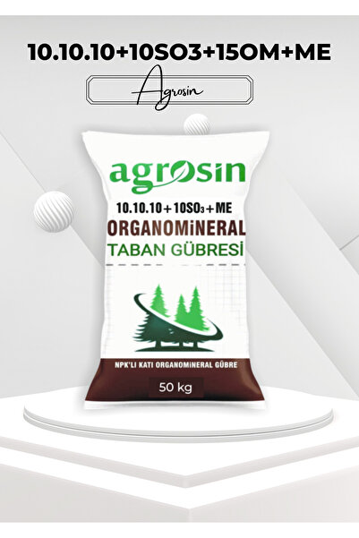 Agrosin 10 10 10 10 So3 Organomineral Taban Gübresi (50KG)