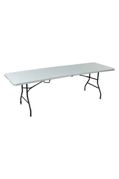 Living Accents 8 Feet Portable and Durable Plastic Molded Folding Table