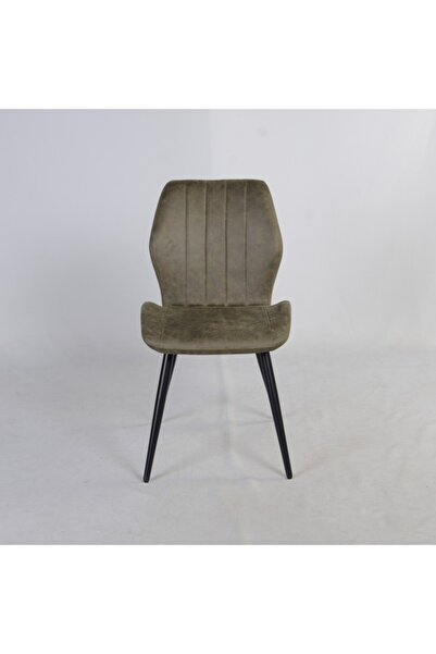 micasa كرسي طعام من الكتان بدون أذرع بتصميم أنيق وعصري