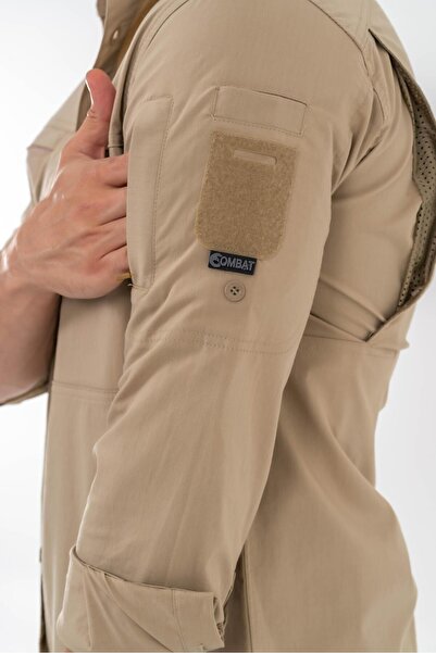 Combat Tactical Outdoor Taktik Gömlek Fermuar Cepli Koruma Swat Gömlek - 420