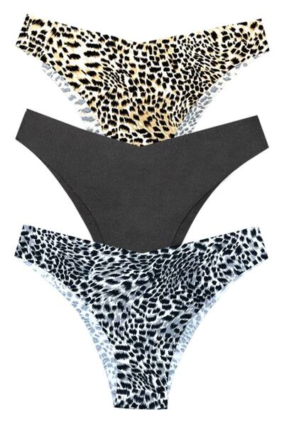 Newlilla 330 Women's Seamless Laser Brazilian Panties Pack V1-330