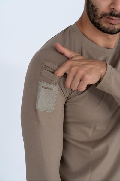 Combat Tactical Outdoor T-Shirt Casual Crew Neck Sweatshirt T-Shirf - 801