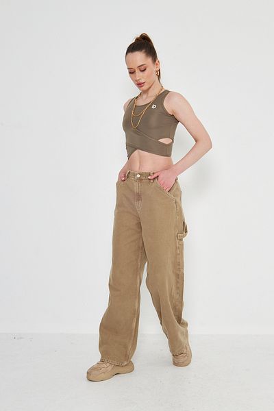 Kutaf Mink Cotton Carpenter Trousers