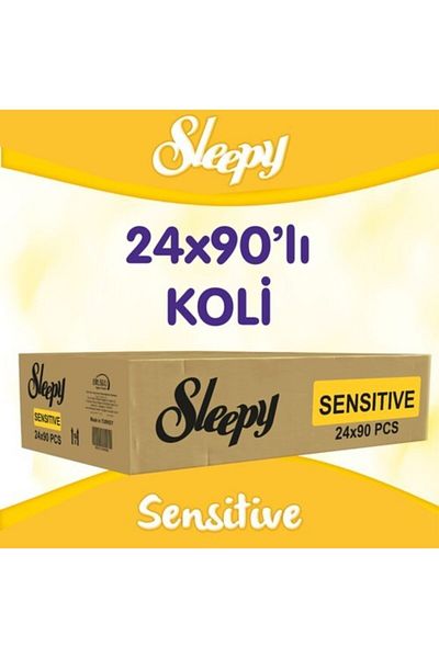 Sleepy Sensitive 90 Sheets 24 Pack Wet Wipes