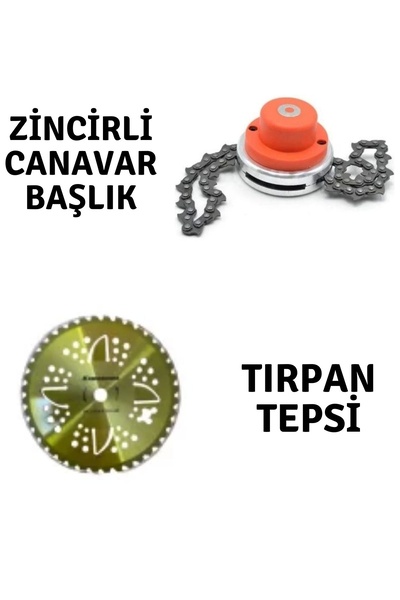 Rapco Motorlu Tırpan Rapco Zincirli Canavar Başlık ve Kawashima Tırpan Tepsisi