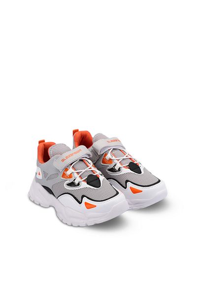 Slazenger Kajal I Sneaker Pantofi pentru fete Gri / Alb