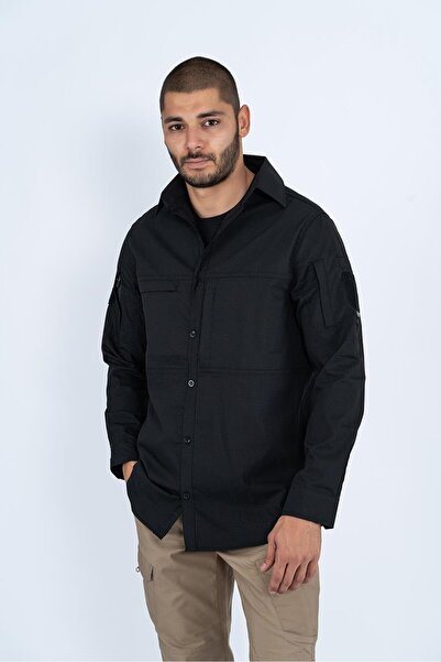 Combat Tactical Outdoor Tactical Shirt Zipper Pocket Protection Swat Shirt - 420