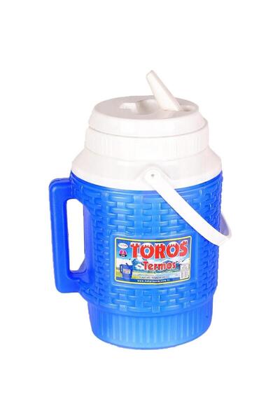 ASFAR توروس 2 لتر للتخييم - ترمس للنزهة مع القش ومقبض