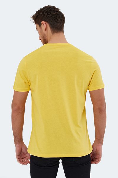 Slazenger تي شيرت رجالي باللون الأصفر Rosalva