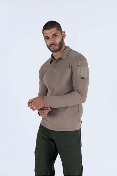 Combat Tactical Lacost Polo Tactical T-Shirt - Shirt Collar, 802 U.Sleeve, Pique - Outdoor