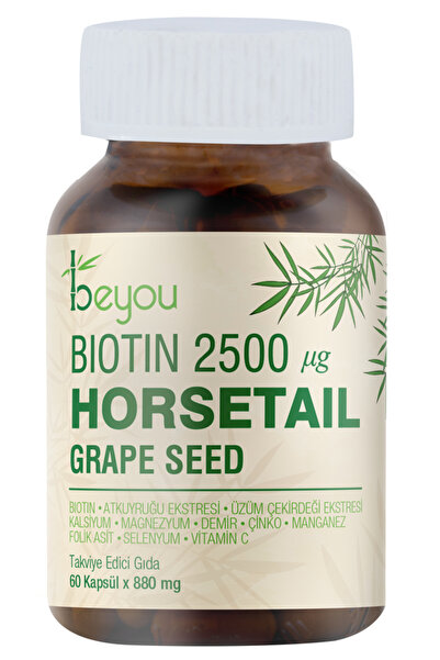 Sepe Natural BeYou Biotin 1250, Horsetail Atkuyruğu, Magnezyum, Selenyum Komp...