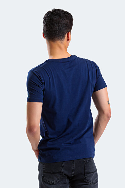 Slazenger Sector Ανδρικό T-shirt Navy Blue