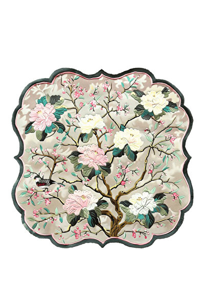 Rugs Modern Halı Güneş Koleksiyonu Pastel Tonlarda Japon Çiçekleri Dokuma Tab...