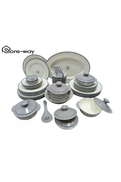 Storeway 57 Pcs Melamine Dinner Set