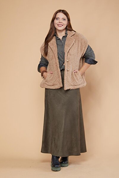 Lema تنورة من جلد الغزال (21050)