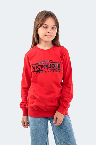 Slazenger Unisex Kids Sweatshirt Red