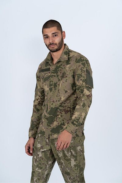 BİKATEX Πουκάμισο Μακρυμάνικο Πουκάμισο Καμουφλάζ - 426