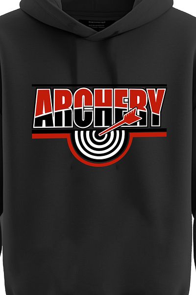 TOP GLORY Суитшърт с качулка за стрелба с лък - 3-прежден суитшърт ARCHERY1003