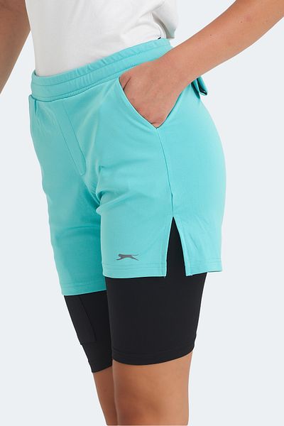 Slazenger Turquoise Sable K İn Дамски шорти