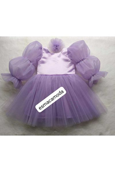 esmacamoda ROCHIE LILA BEBE FETITA COPII