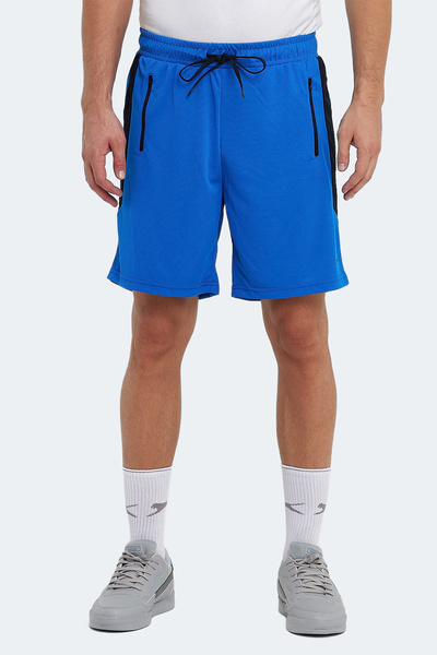Slazenger RAKESH IN Erkek Cepli Fıtness Saks Mavi Şort