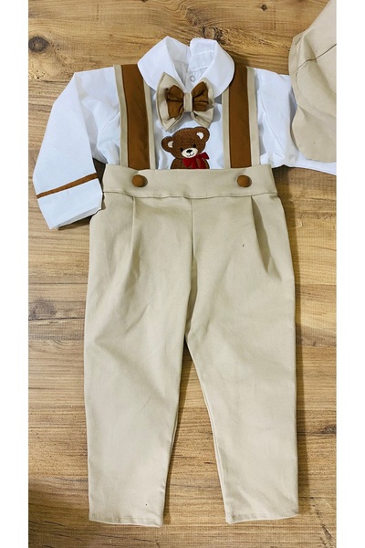 KidsLand Ayıcık temalı salopet seti