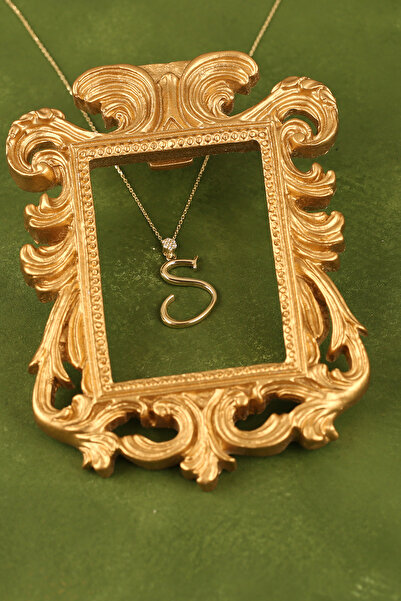 Çgk Çiğdem Gürel Kuyumculuk S Harf Altın Kolye