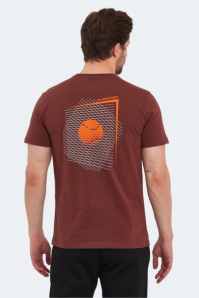 Slazenger Ανδρικό T-Shirt Passage Dark Brown