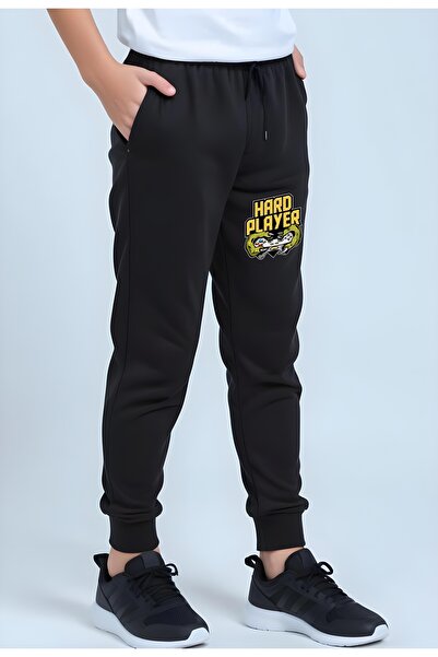 FYK KİDS Φούτερ για αγόρια με στάμπα με τσέπες-HARD PLAYER