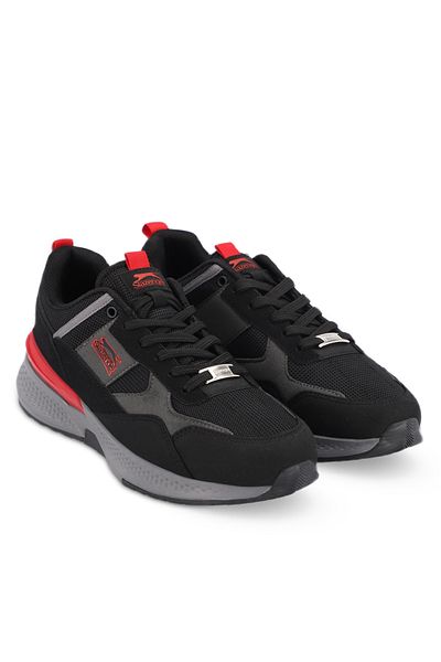 Slazenger POSTMAN I Sneaker Pantofi pentru bărbați Negru / Roșu